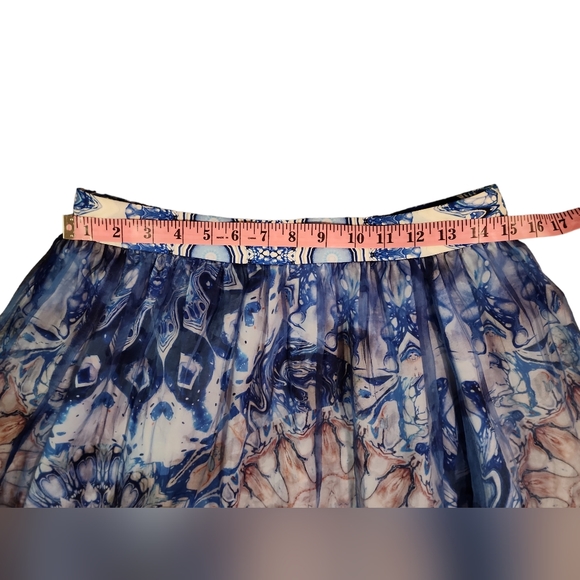 Anthropologie Siddhartha Bansal Swetha Silk Maxi Skirt MED NWT - C0727 - Picture 8 of 9